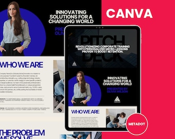 Canva Pitch Deck Template: Editable Business Proposal Slides (PDF Download)