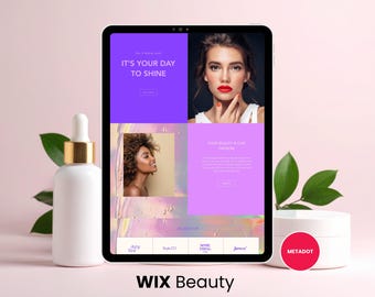 Professional Beauty Website | Wix Template for Estheticians, Skincare & Makeup Artists