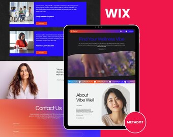 Sitio web de salud y bienestar holístico/Plantilla de Wix para entrenadores y nutricionistas