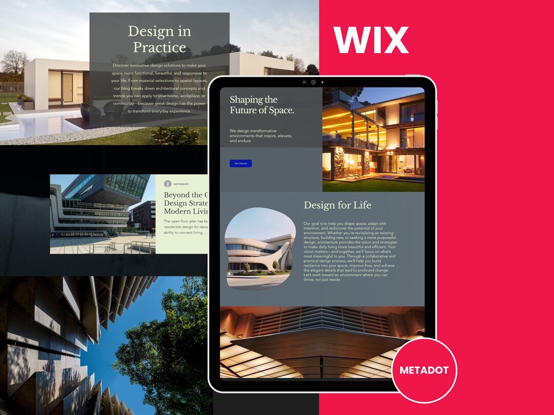 Wix Website Template: Architect, Interior Designer, Construction ...