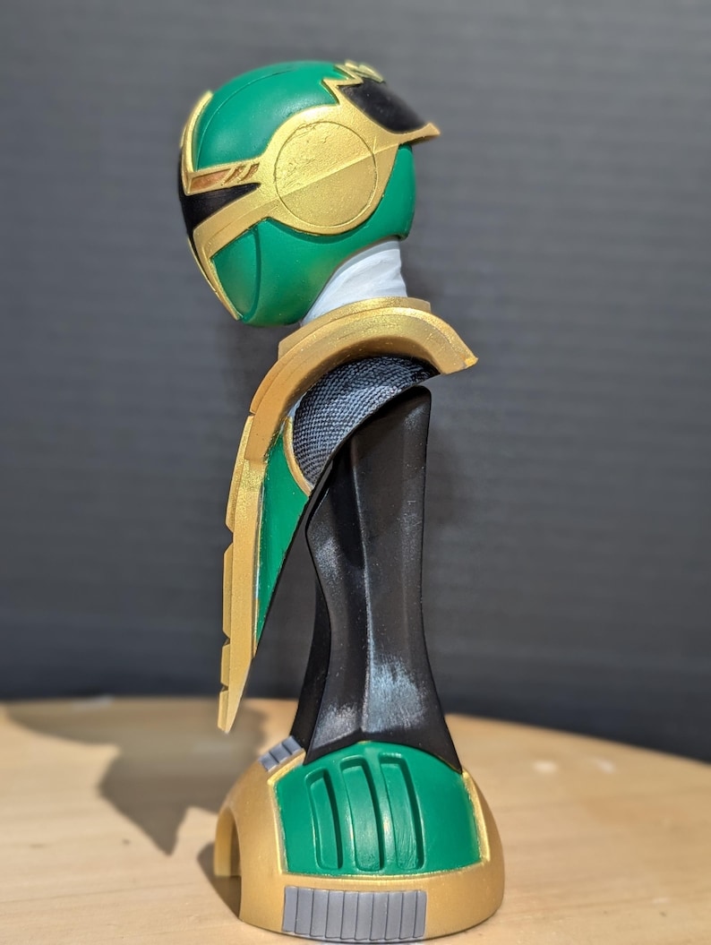 Power Rangers Ninja Storm Green Ranger Bust. Resin 3D Printed - Etsy