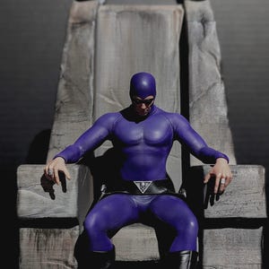 The Phantom 1996 Movie Replica Statue - Hand Painted Collector's Item