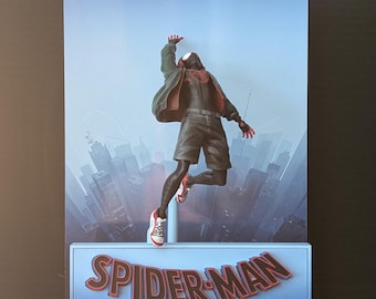 Spiderman: Into the Spider-Verse Collectible Movie Poster Statue