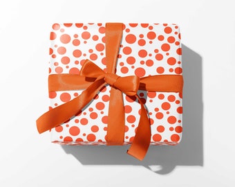 Birthday wrapping paper polka dot gift wrap