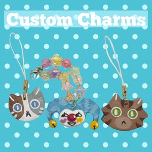 Custom Clay Keychain Charm