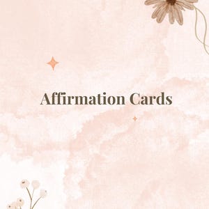 Cartões de afirmação de amor-próprio e autoestima - Download digital para impressão (30 cartões), baralho de autocuidado e atenção plena, cartão de saúde mental