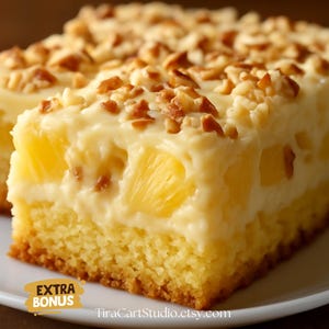 BEST RECIPE For Pineapple Cream Cake Instant Recipe Download PDF.