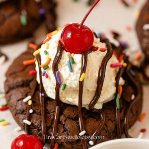 BEST RECIPE For Brownie Sundae Cookie | Gourmet Cookie Recipes | Cookie Recipe | Homemade Cookies | Stuffed Gourmet Cookies |Dessert Recipes
