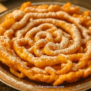 BESTE RECEPT voor County Fair Funnel Cakes | Taartrecept | Recept afdrukken | Familiereceptenboek | Pdf-recept downloaden