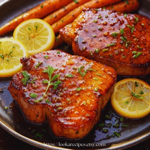 BEST RECIPE For Honey Garlic Boneless Pork Chops | Recipe Print Out | Dinner Recipe | Family Recipe Book | Instant Recipe Download PDF