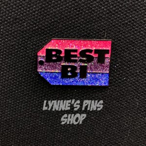 Hilarious Best Bi BiSexual Enamel Pin Makes a Fabulously Funny Gift