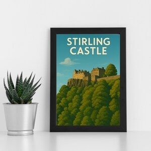 Stirling Castle Digital Print Artwork l Stirling l Poster, Postkarte, gerahmter Druck, Grußkarte l Portrait