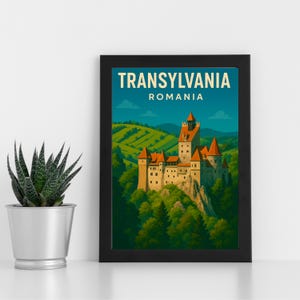 Transylvania Digital Print Artwork l Romania - Europe l Custom poster, postcard, framed print, greeting card l Portrait