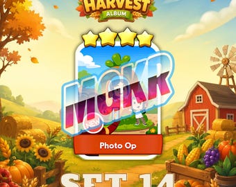 Photo Op 4 Star Stickers - SET 14 - Monopoly_GO Happy Harvest Album