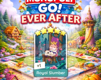 Pegatina de 5 estrellas para Monopoly GO Ever After - Sueño Real