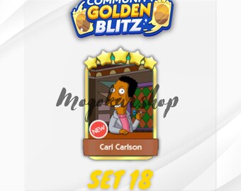 Carl Calson - Autocollants Golden Blitz - Livraison instantanée