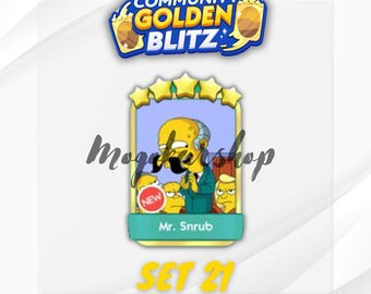 Mr. Snrub - Golden Blitz Stickers - 5 Star Fast Delivery
