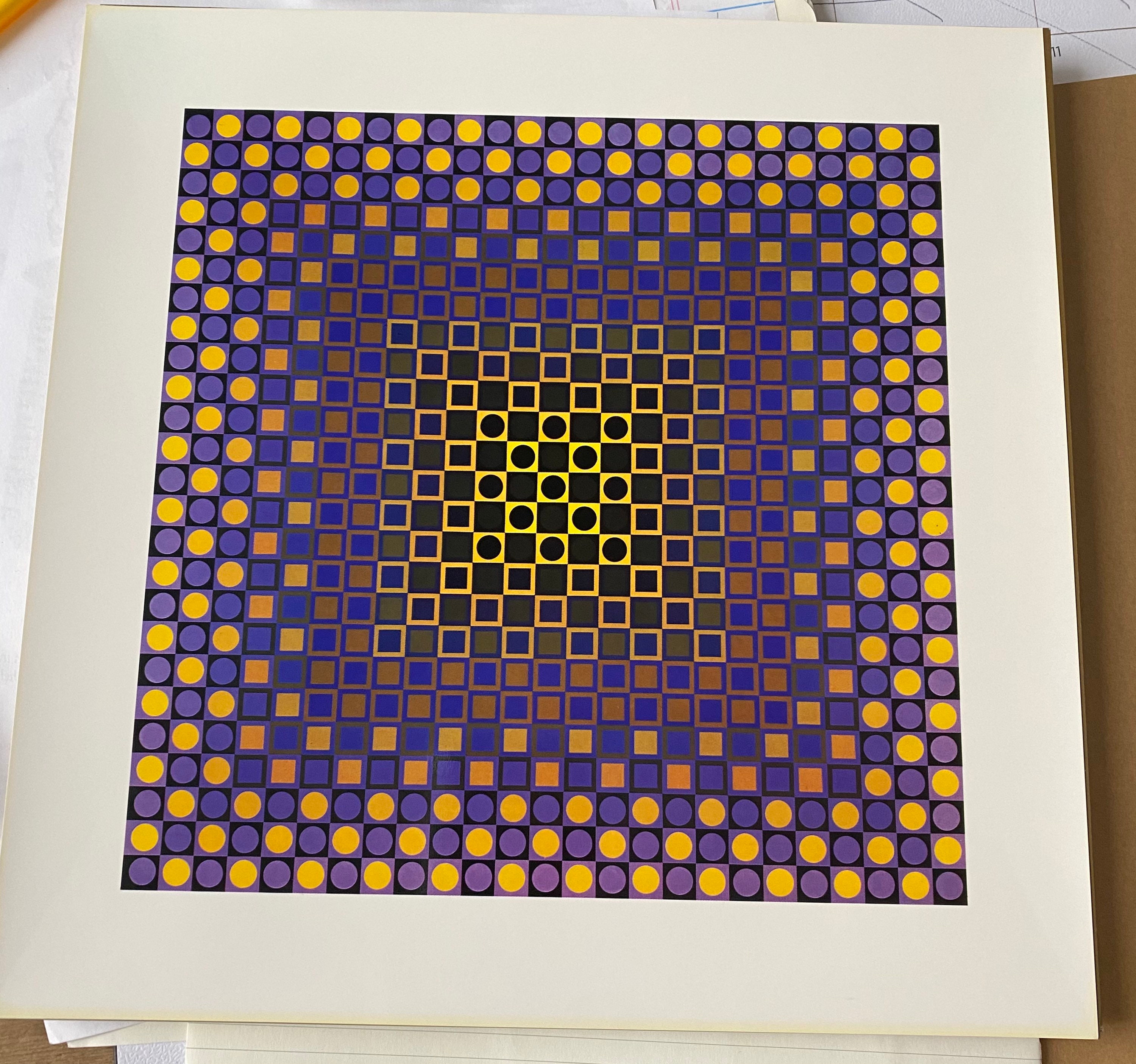 Satz von 10 Sieg Vasarely Heliogravur Drucke Etsy