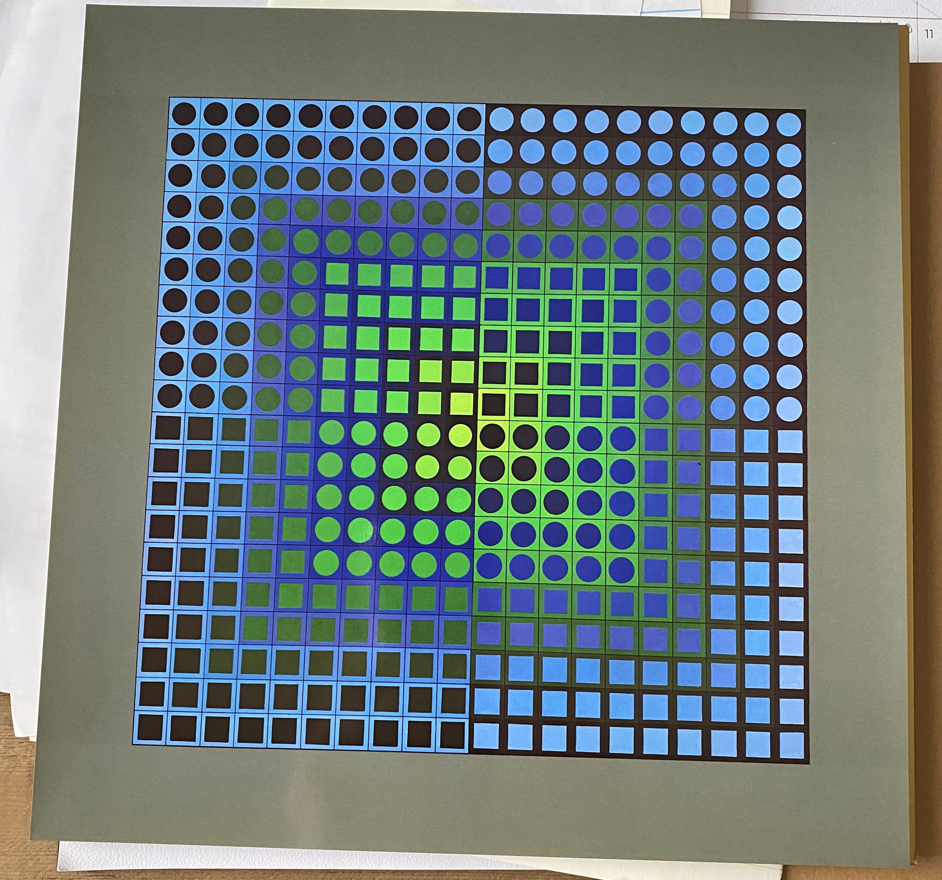 Satz von 10 Sieg Vasarely Heliogravur Drucke Etsy
