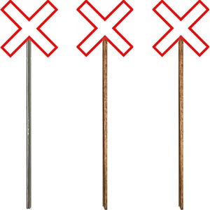N-schaal: Canadian Modern Crossbucks: set van 2
