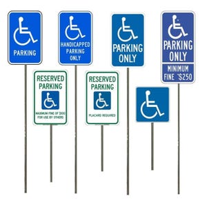 N-schaal - gehandicaptenparkeerplaats - set van 2