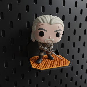 Funko Pop Display Shelf for IKEA Skadis & Uppspel Pegboard, BrickHeadz and Figure Stand