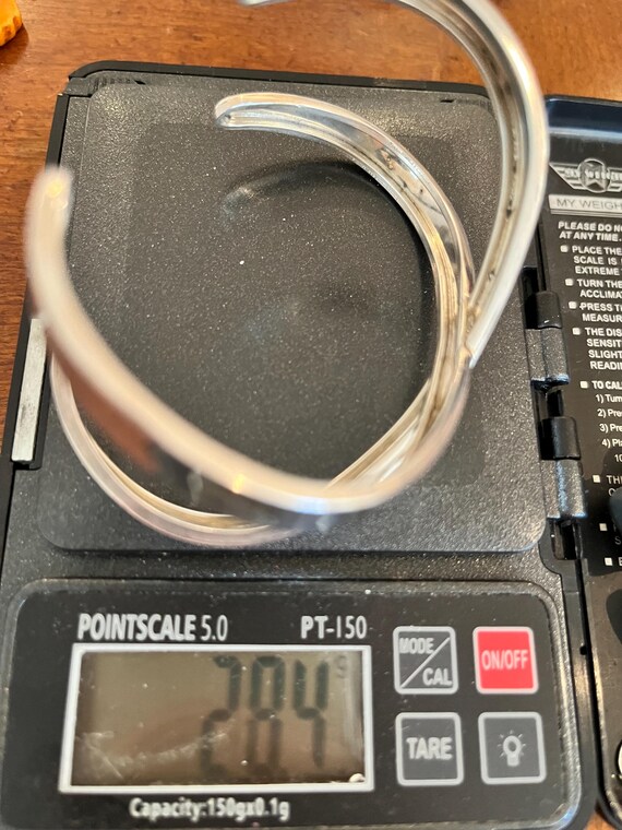 Sterling Silver Crossover Cuff Bracelet - image 7