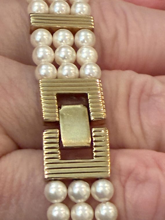 Vintage Misaki Genuine Pearl Swiss Movement Quartz Wr… - Gem