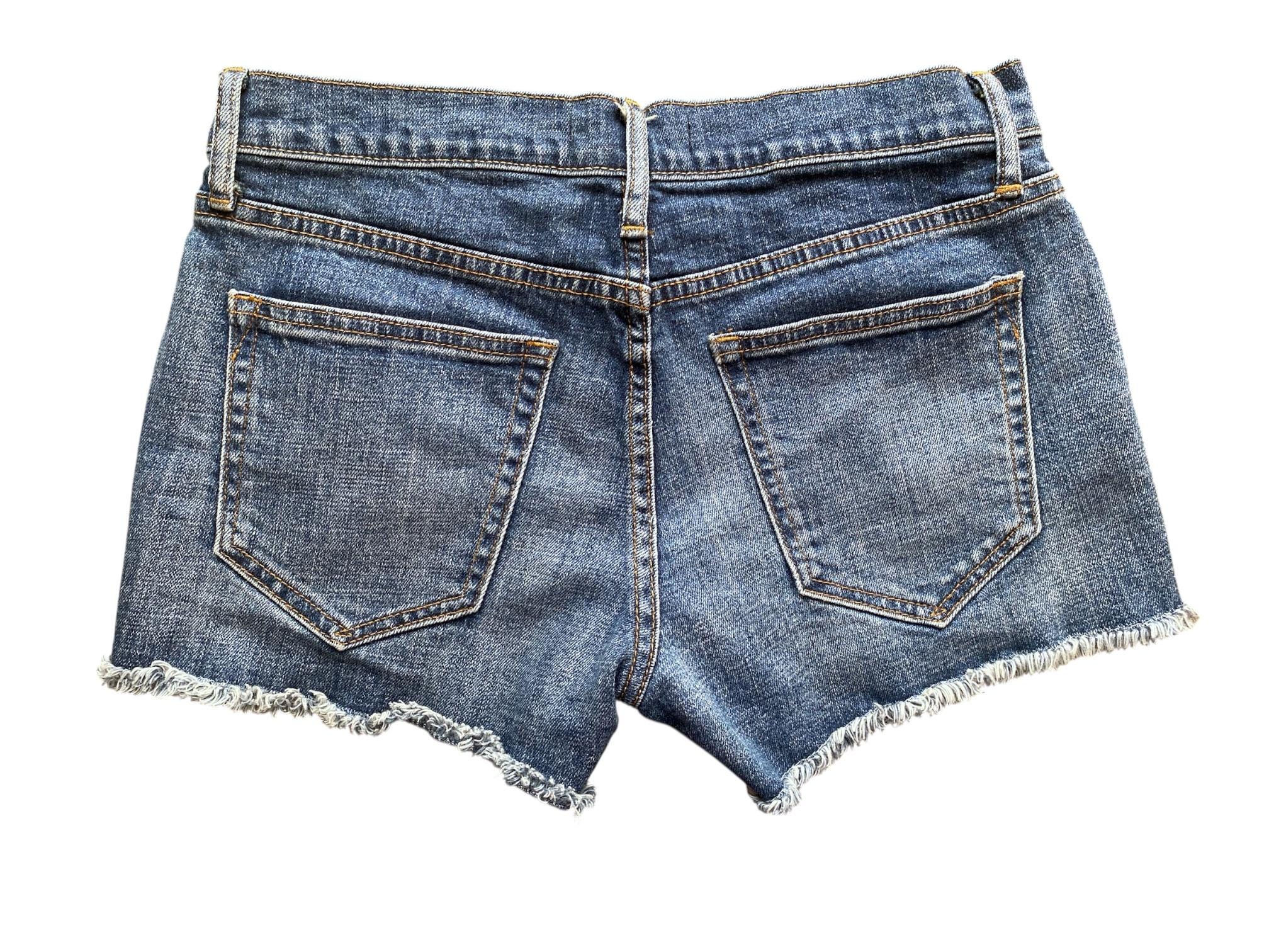 Y2K Denim Shorts Low Waisted Blue Jean Micro Shorts Low Waist 