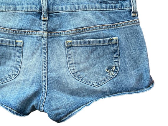 Y2K Denim Shorts Low Waisted Blue Jean Short 00s Jean Shorts Y2K Denim Shorts Low Waisted Blue Jean Short 00s Jean Shorts