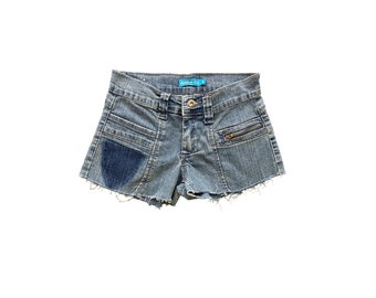MIFJNF Y2K Jean Jorts Spider Baggy Casual Loose Straight