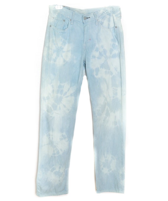 Tie-Dye Carpenter Bell Bottom Denim