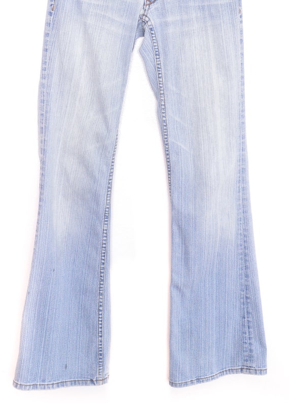 Flared Y2K Blue Jeans Denim Y2K Flare Pants Low R… - image 7