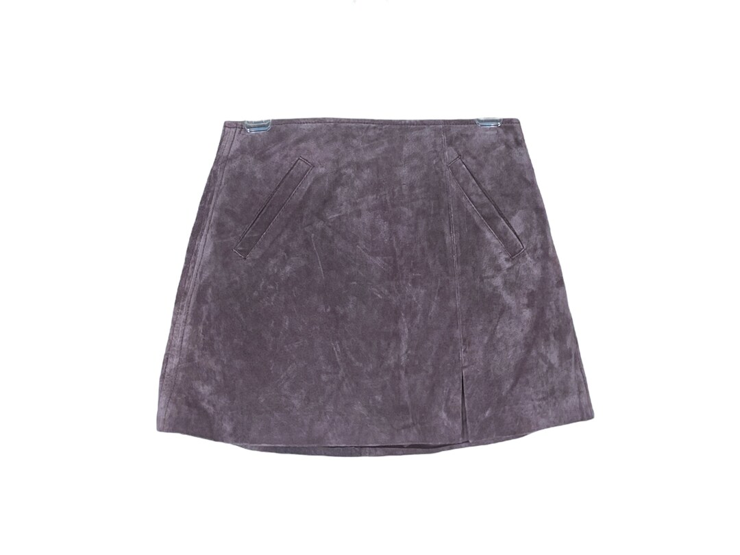 Blanknyc lace-up clearance suede mini skirt