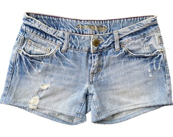 トップス 00s Y2K LAGUST slow hand jam lgb Y2K Denim Shorts Low Waisted Blue Jean Short 00s Jean Shorts
