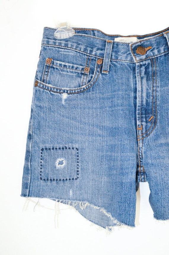 Levis Denim Shorts  Denim Shorts 28.5" High Waist… - image 4