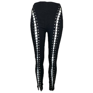 Miss Sixty Black Jeans Y2K Satin Low Waisted Ultra Low Rise
