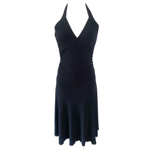 90s halter neck dress Vintage 90s silver halter neck bias cut dress main image 1