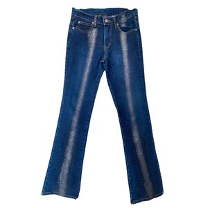 パンツ 00s D.I.A. clash flare denim glitter y2k Y2k Glitter Jeans - Etsy