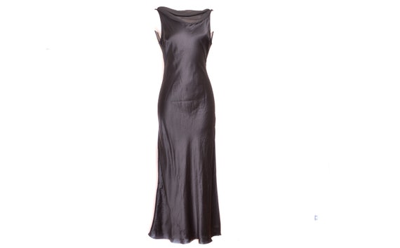 Y2K Silk Slip Dress by Victoria's Secret Black 00'