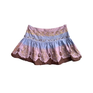 Camo Mini Skirt Cargo Y2K Skirt Low Waisted 2000s Vintage