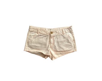 Y2K Denim Shorts Low Waisted Blue Jean Short 00s Jean Shorts