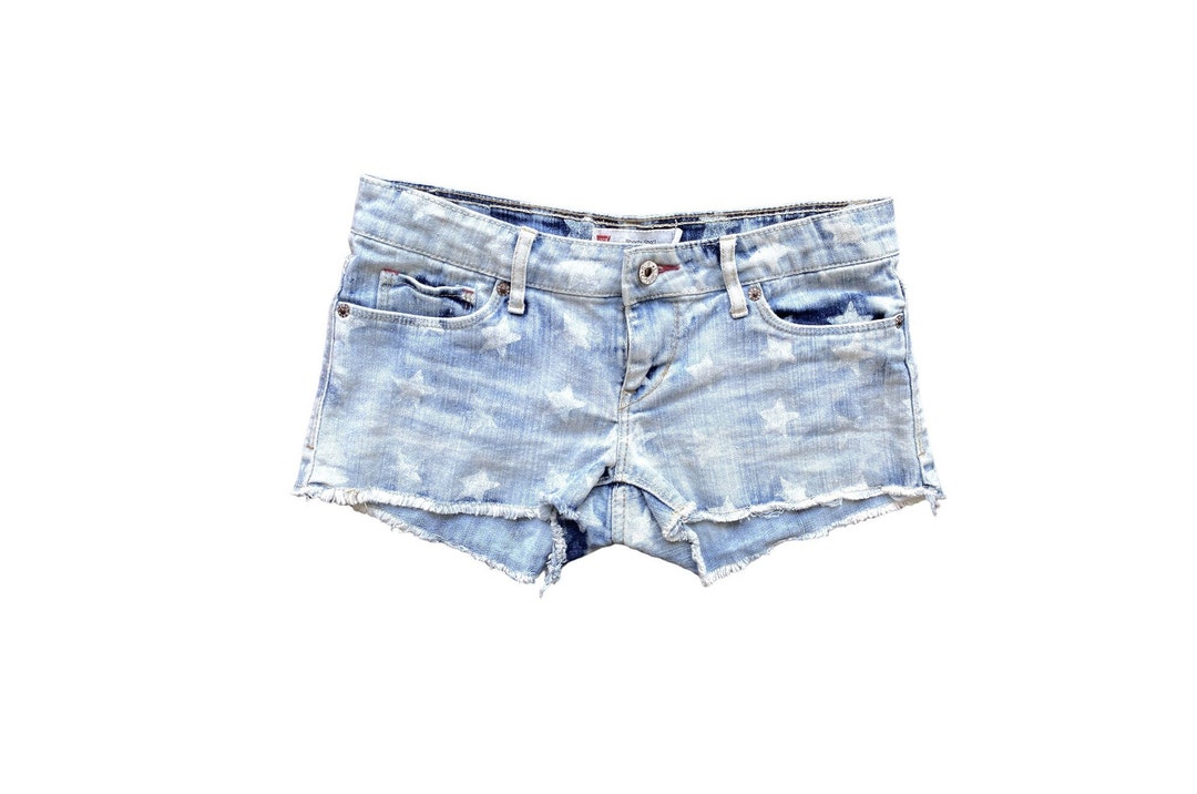 GZhLonKiMa Women's High Waisted Knee Length Denim Shorts
