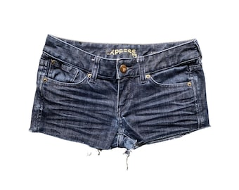 ショートパンツ HUECLOSET Marilyn y2k dark blue denim shorts il_340x270.5918432552_auln.jpg