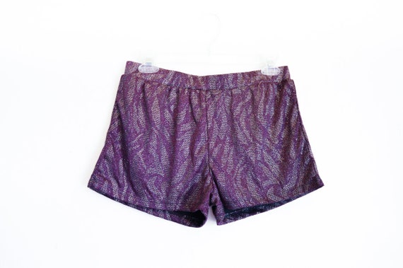Purple glitter best sale shorts