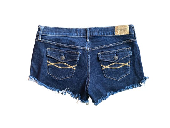 Y2K Denim Shorts Low Waisted Blue Jean Short Abercrombie & Fitch