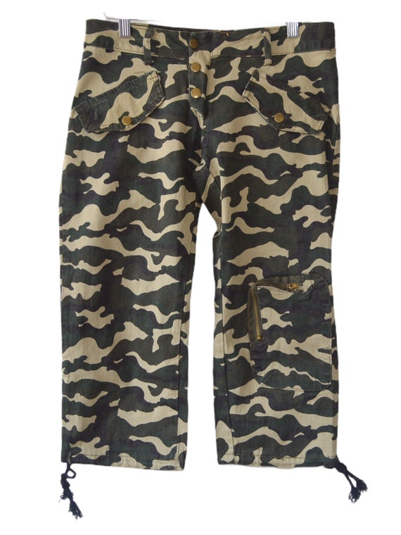 Y2K Camo Cargo Pants Y2K Pants Low Rise Pants 200… - image 2