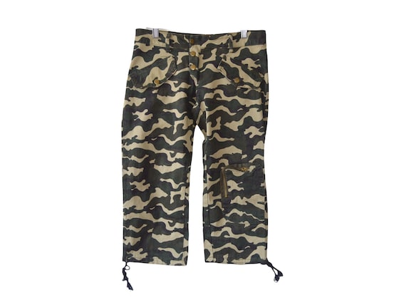 Y2K Camo Cargo Pants Y2K Pants Low Rise Pants 200… - image 1