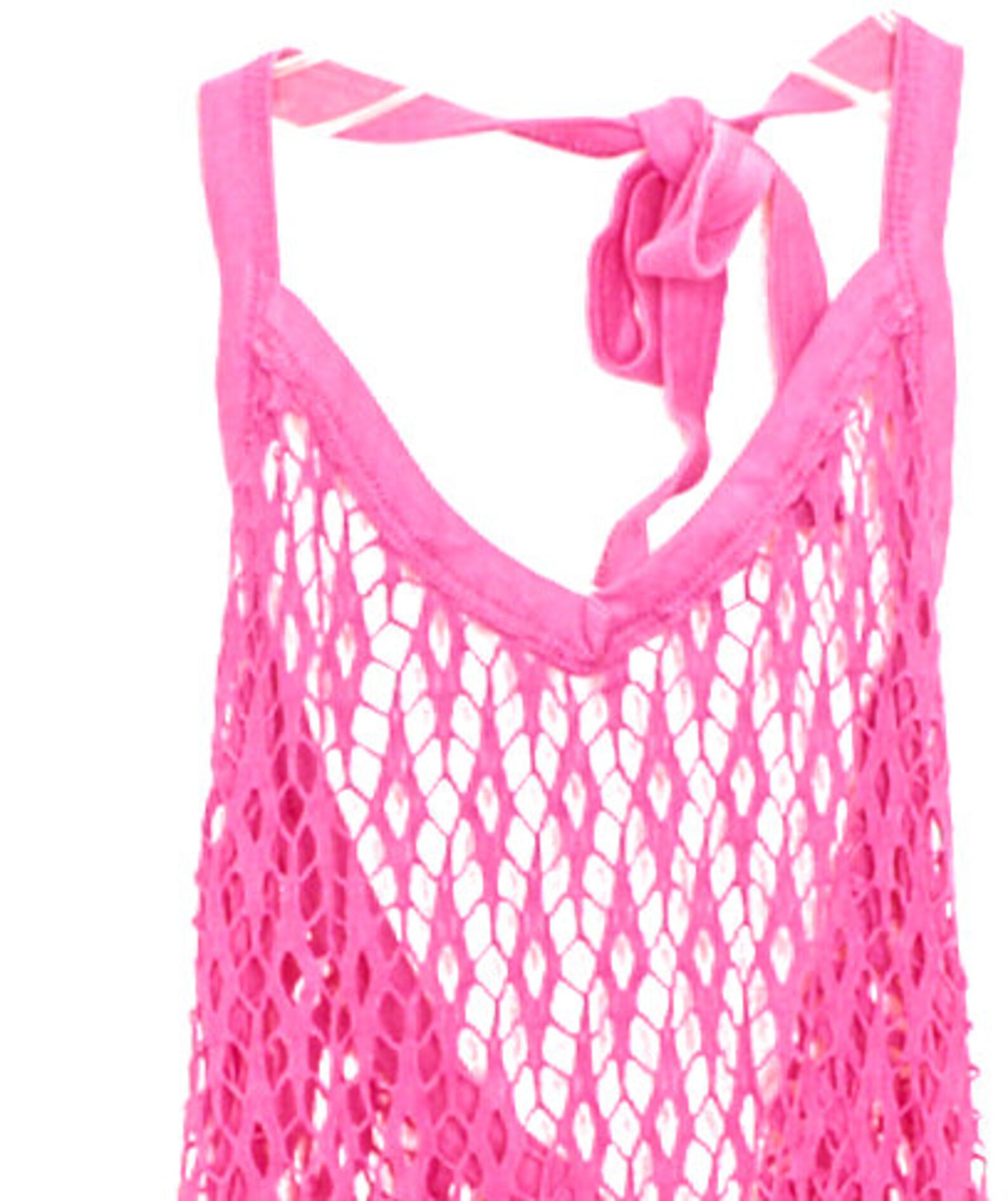 Y2K Pink Halter Top Mesh Y2K Vintage Boho Halter Neck | Etsy