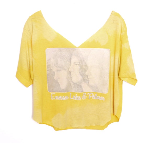 70's ELP Emerson Lake and Palmer Band Shirt 70s B… - image 3